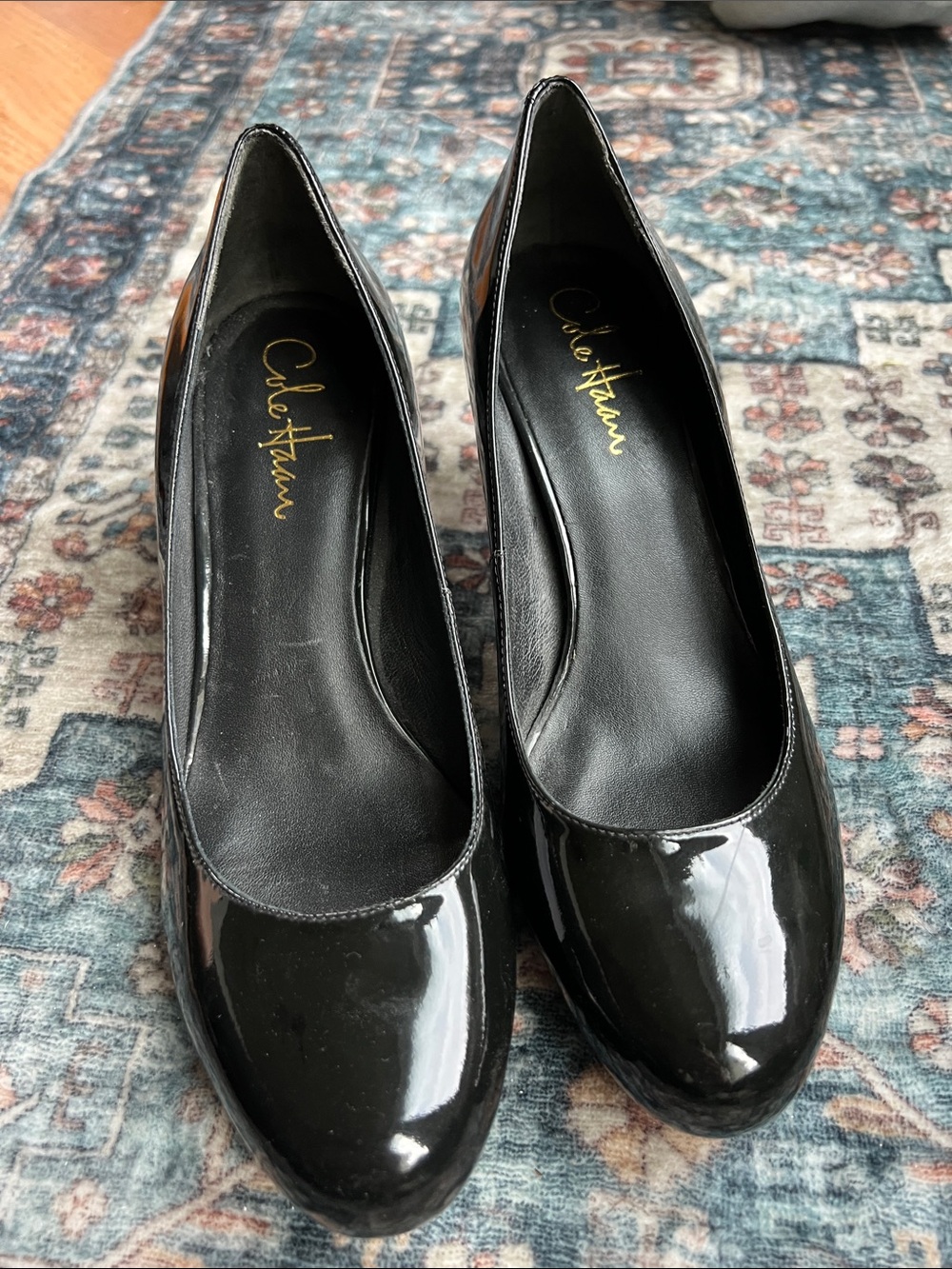 Cole Haan Black Patent Leather Women's Pumps